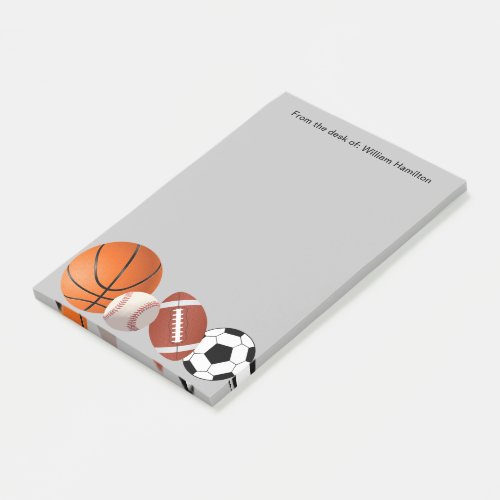 Sports Theme Sticky Notes Notepads