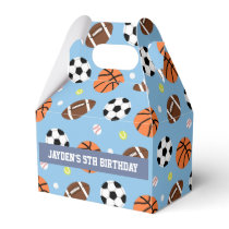 Sports Themed Boys Birthday Party Supplies Favor Boxes