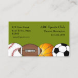 Sports Themed Business Card