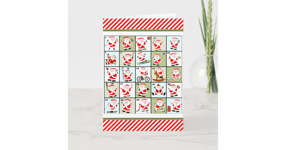 Sports Themed Christmas Holiday Cards Zazzle