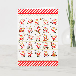 Sports Themed Christmas Holiday Cards