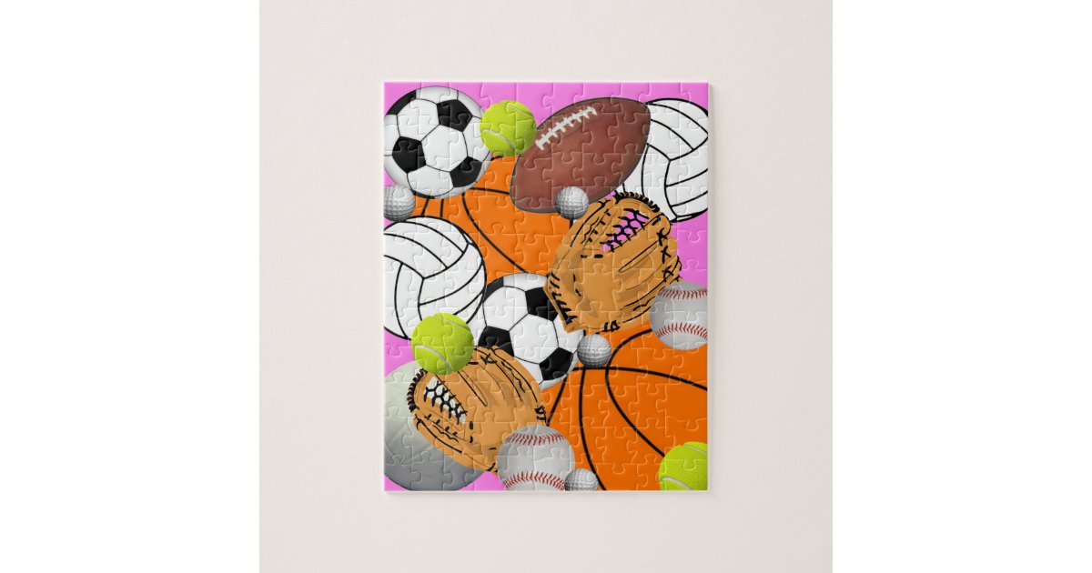 Sports Themed Jigsaw Puzzle | Zazzle