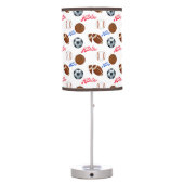 Sports Themed Table Lamp (Back)