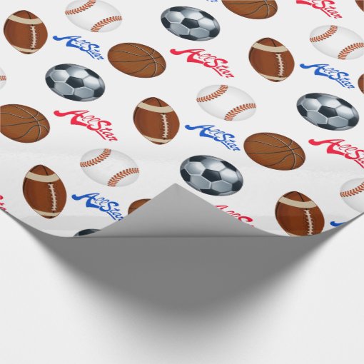 Sports Themed Wrapping Paper | Zazzle