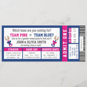 Blue Jays Baseball Ticket Invitation by LittleMsShutterbug