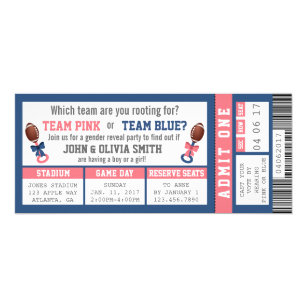 gender reveal invitations zazzle