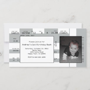 Sports Ticket Invitation