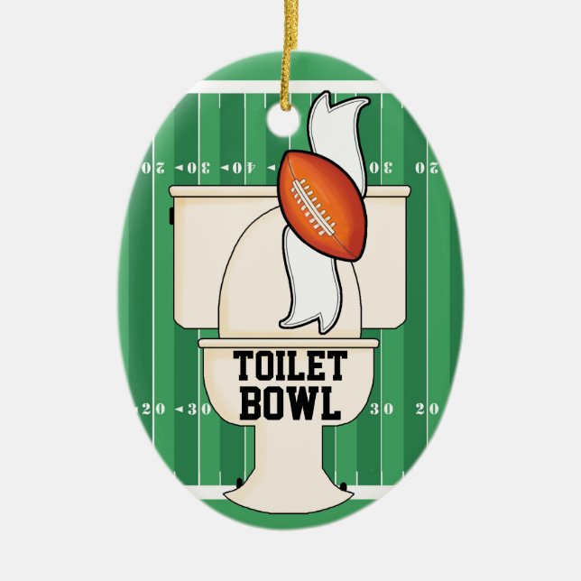 Sports - Toilet BOWL - SRF Ceramic Ornament (Front)