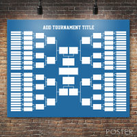 Sports Tournament Bracket for 64 Teams