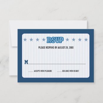Sports Trading Card Bar Mitzvah Reply Rsvp by mishpocha at Zazzle