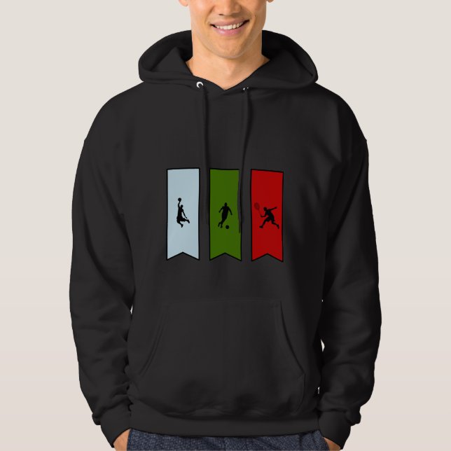 Sports Vibes – Fitness & Game Lover Collection Hoodie (Front)