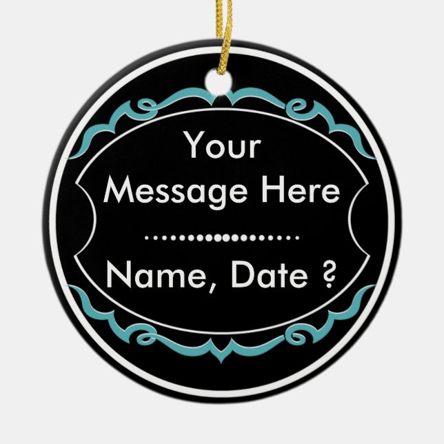 Sports Volunteer Award Ceramic Ornament (Front)