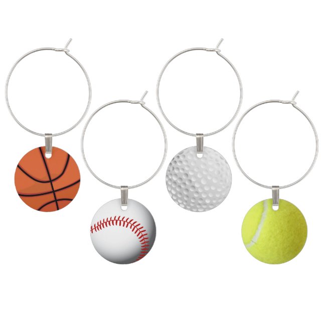 Sports Wine Charm (Staggered)