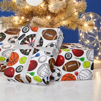 Sports  wrapping paper