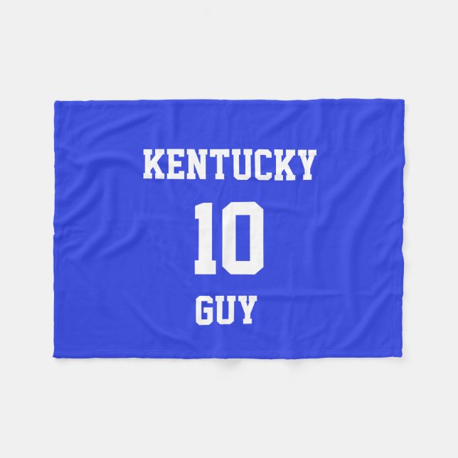 Sports Your Own Palatinate Blue Fleece Blanket (Front (Horizontal))