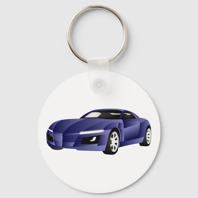 Sportscar Keychain (Front)