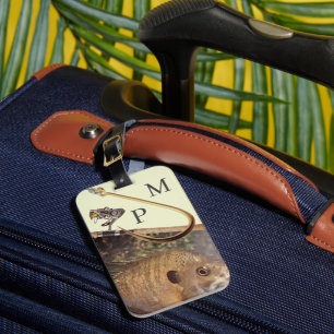 Sportsman Bream Fishing Luggage Tag