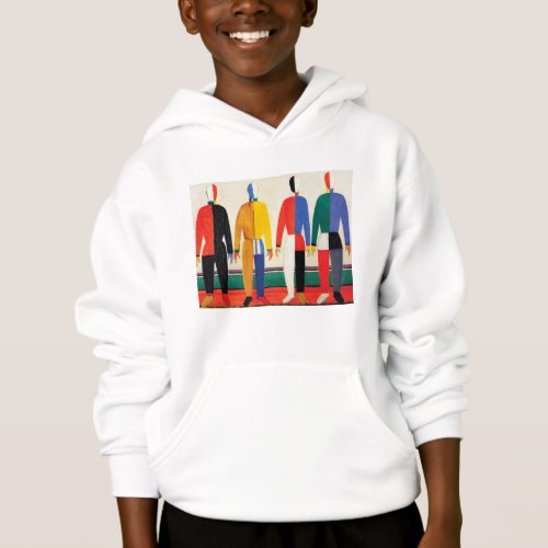 Sportsmen by Kazimir Malevich Hoodie