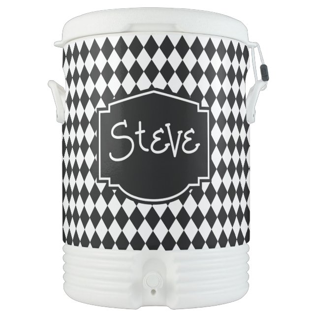 Sporty and Whimsical Personalized  Beverage Cooler (Front)