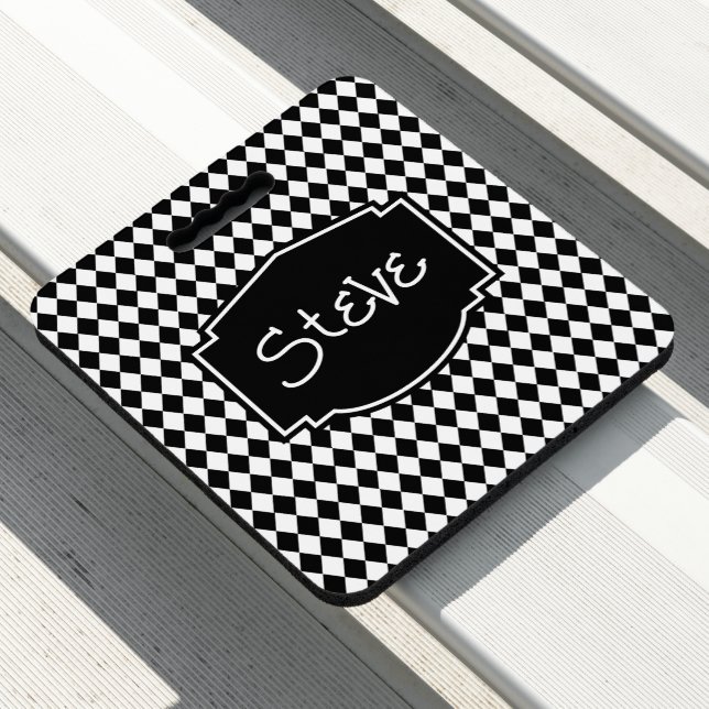 Sporty and Whimsical Personalized Seat Cushion (In Situ)