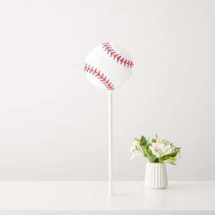 Sporty-Baseball Classic Red & White Sports Themed Balloon