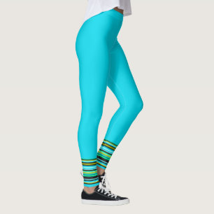 Sporty Blue Leggings