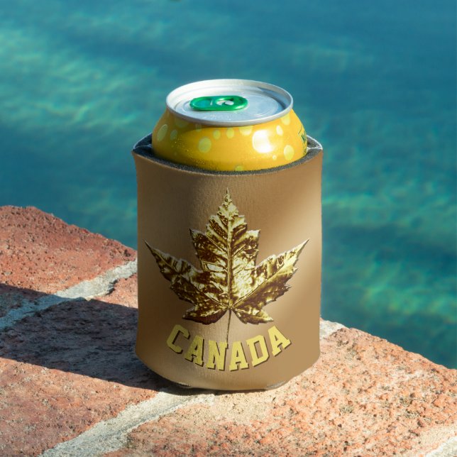 Sporty Canada Souvenir Can Cooler Personalized (In Situ Pool)
