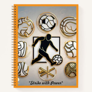 "Sporty Design Elements" Notebook