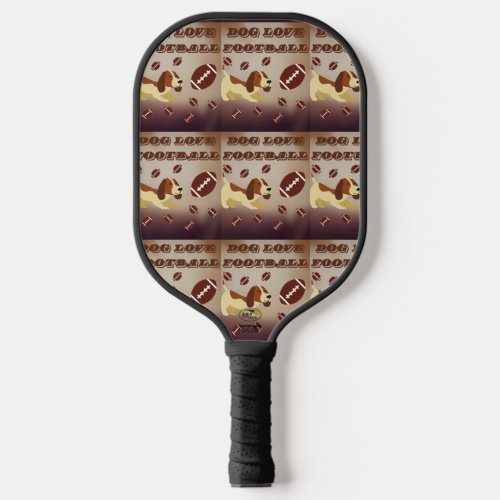 Sporty Doggy Tails And Tournaments Pickleball Paddle