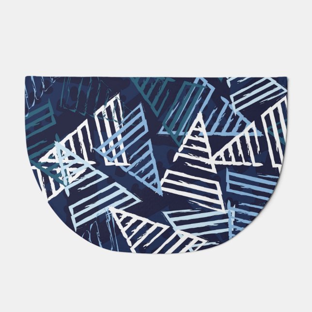 Sporty Fun: Creative Seamless Wallpaper. Doormat (Front)