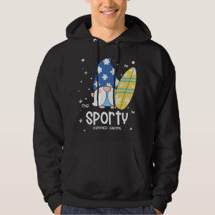 Sporty Gnome Funny Summer Matching For Family Hoodie