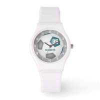 sporty goal net detail teal gray white soccer