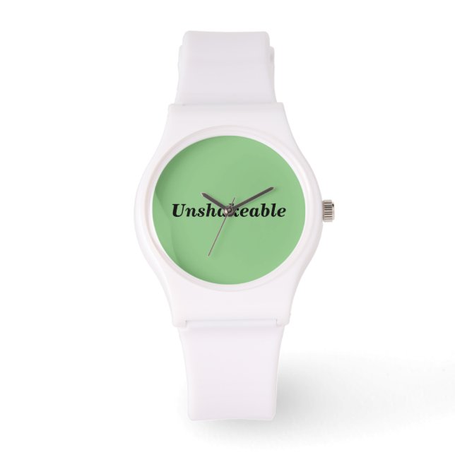 Sporty Green Face  Watch (Front)