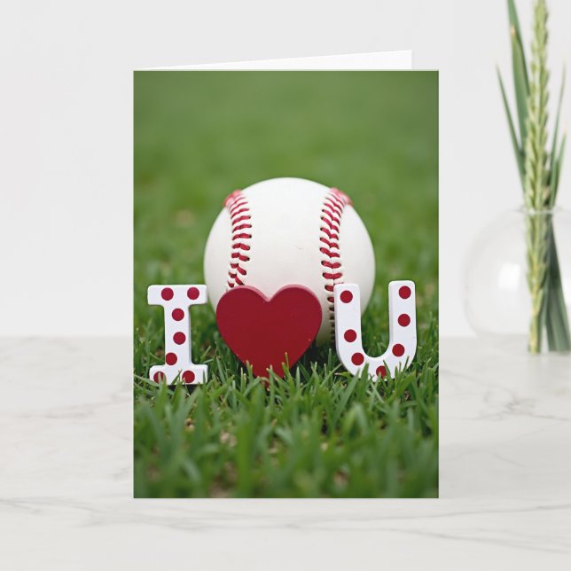 Sporty I Love You Card (Front)