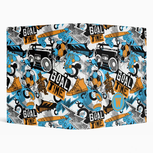  Sporty Kickoff Football Binder (Background)