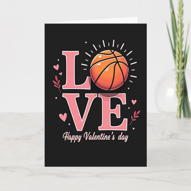 Sporty Love Valentines Day Card (Front)
