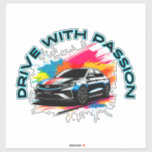 Sporty Luxury Car  Sticker