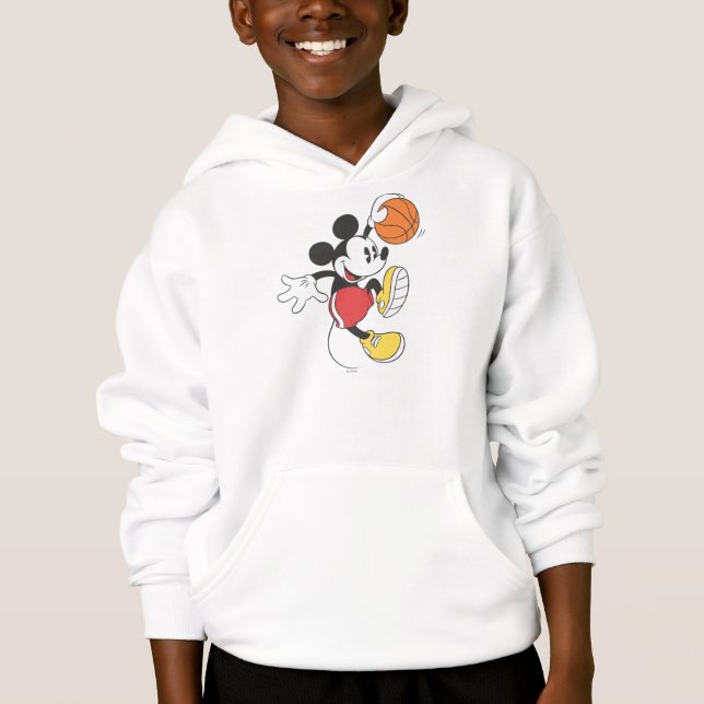 Sporty Mickey | Basketball Player Hoodie (Front)