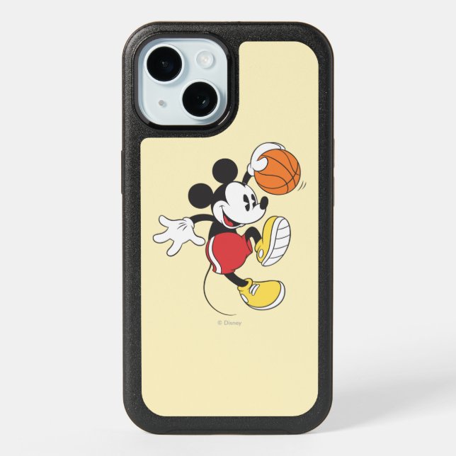 Sporty Mickey | Basketball Player iPhone 15 Case (Back)
