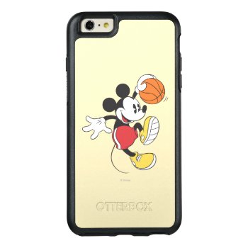 Sporty Mickey | Basketball Player Otterbox Iphone 6/6s Plus Case by MickeyAndFriends at Zazzle