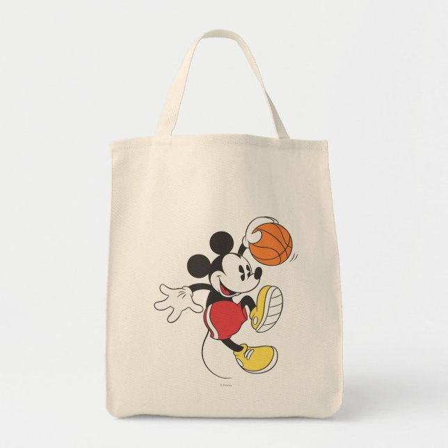 Sporty Mickey | Basketball Player Tote Bag (Front)