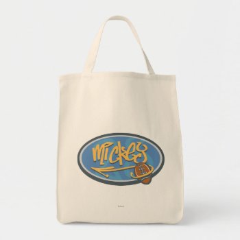 Sporty Mickey | Football Logo Tote Bag by MickeyAndFriends at Zazzle