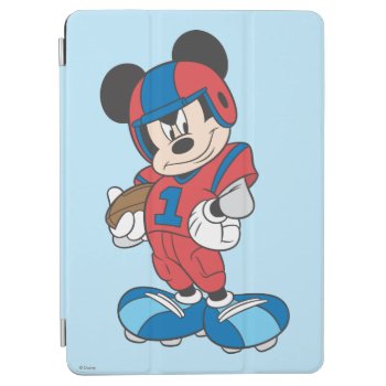 Sporty Mickey | Football Pose Ipad Air Cover by MickeyAndFriends at Zazzle