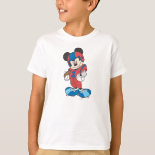 Sporty Mickey Football Pose T-Shirt
