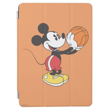 Sporty Mickey | Holding Basketball Ipad Air Cover by MickeyAndFriends at Zazzle