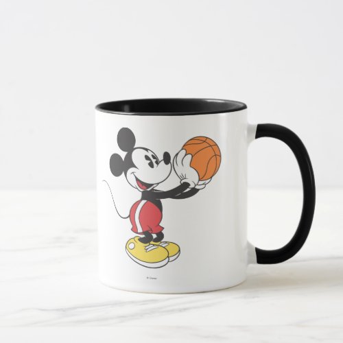 Sporty Mickey  Holding Basketball Mug