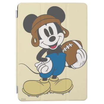 Sporty Mickey | Holding Football Ipad Air Cover by MickeyAndFriends at Zazzle