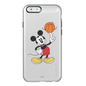 Sporty Mickey | Spinning Basketball Incipio Feather Shine Iphone 6 Case by MickeyAndFriends at Zazzle