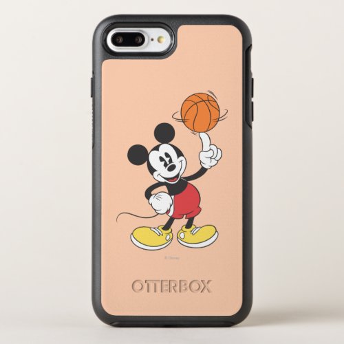Sporty Mickey  Spinning Basketball OtterBox Symmetry iPhone 8 Plus7 Plus Case