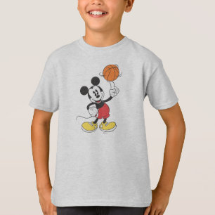 Sporty Mickey Spinning Basketball T-Shirt